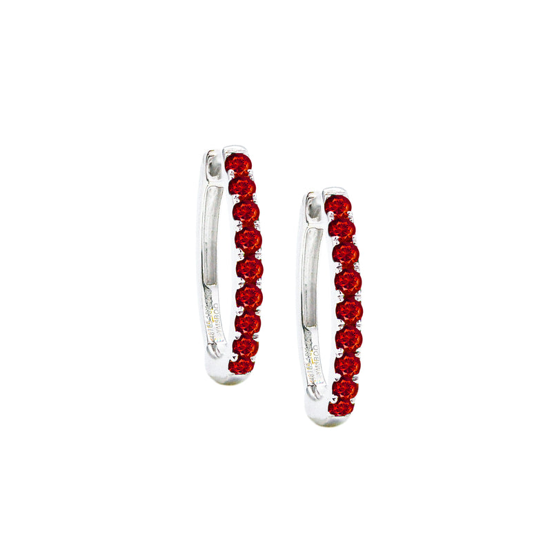 Mini Anuket Ruby Earrings