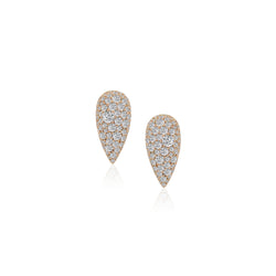 Rhea Diamond Earrings in Rose Gold