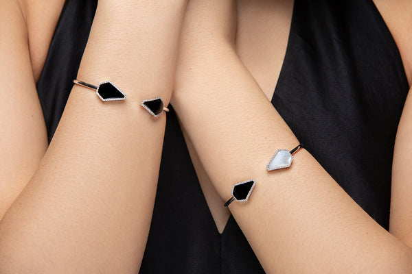 Eris Diamond & Onyx Cuff