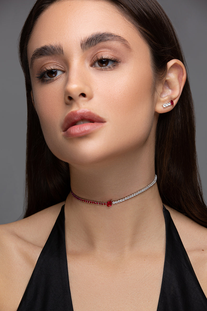 Maya Diamond & Ruby Choker