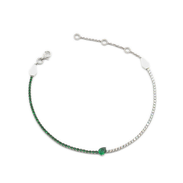 Maya Diamond & Emerald Choker